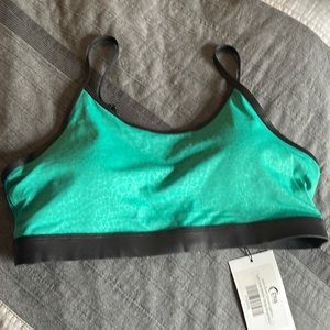 Zyia active Jade River Stone light n tight adjustable strap bra XXL